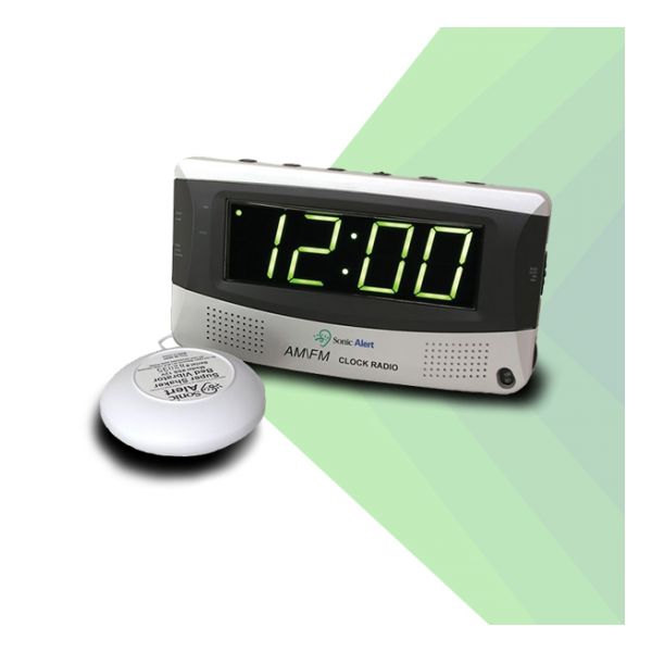 Sonic Boom SB200SS Alarm Clock with Bed Shaker Canadian Hearing Services